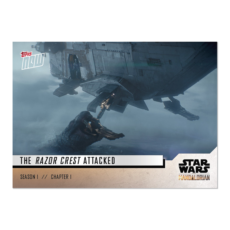 Star Wars: The Mandalorian TOPPS NOW 5-Card Pack - S1:Chapter 1 - Print Run: 714 - Image 2