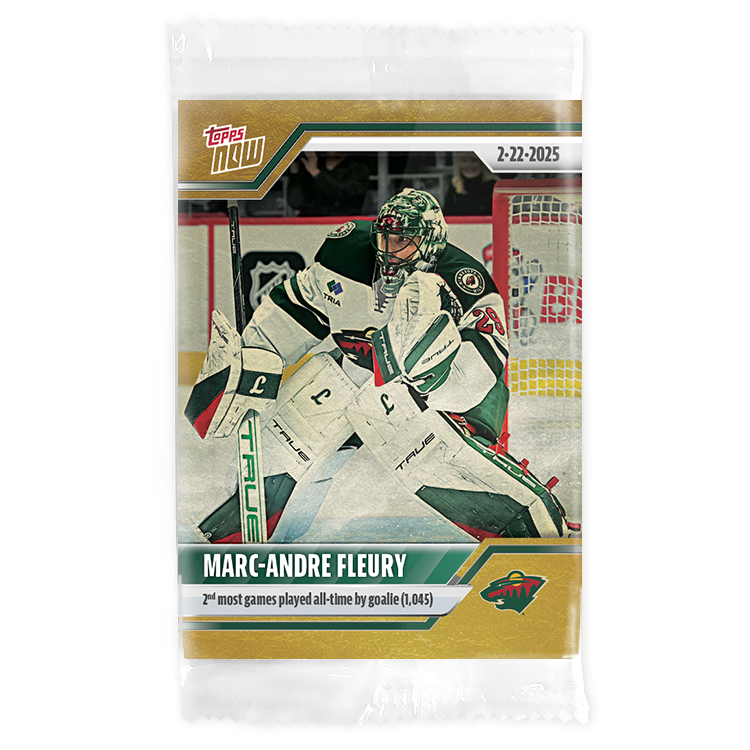 Marc-Andre Fleury - 2024-25 NHL Topps NOW - Sticker # 115 Pack - PR: 225 - Image 2