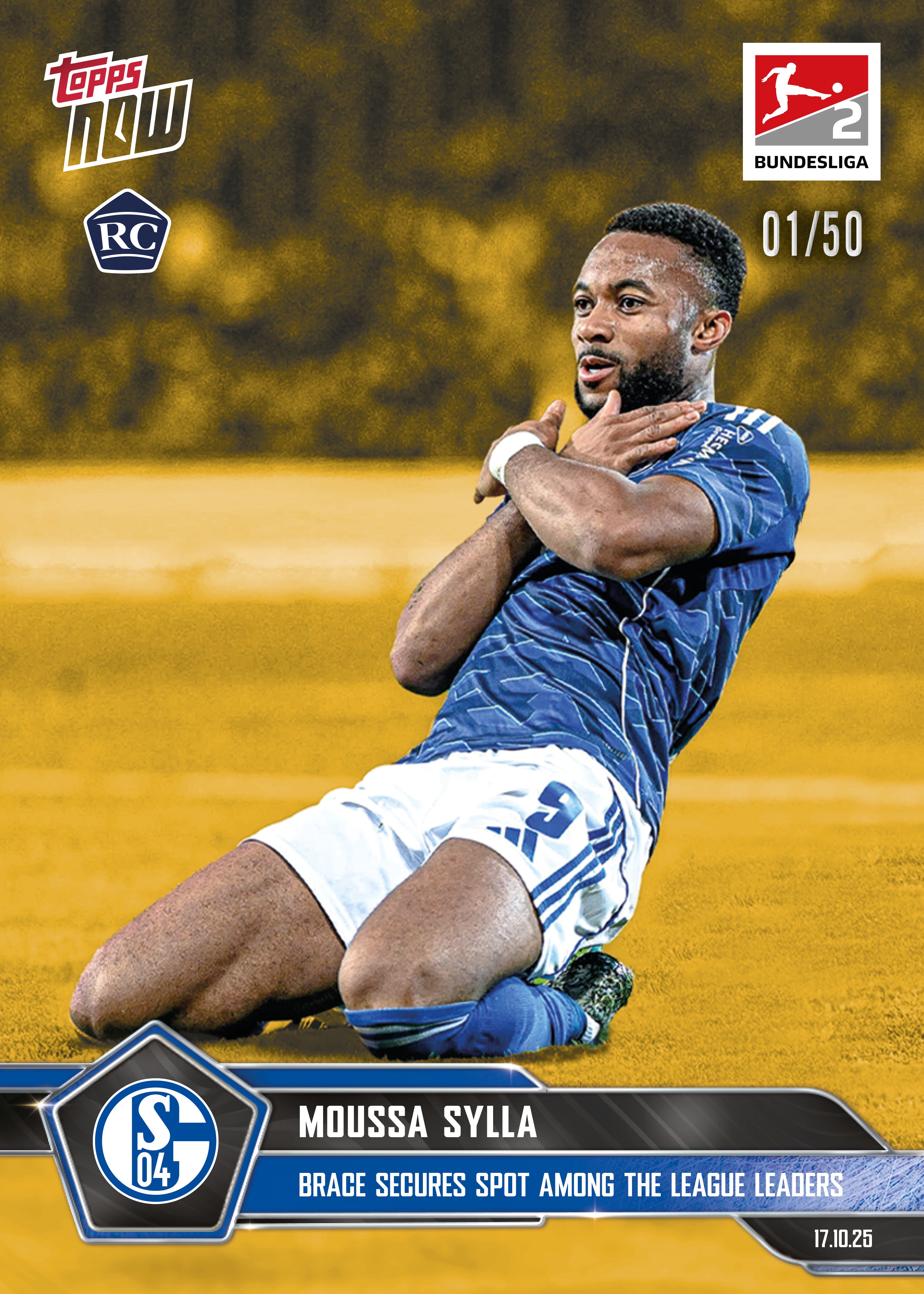 Moussa Sylla - 2025-26 Bundesliga Topps NOW - Card 41 - PR: 489 - Image 6