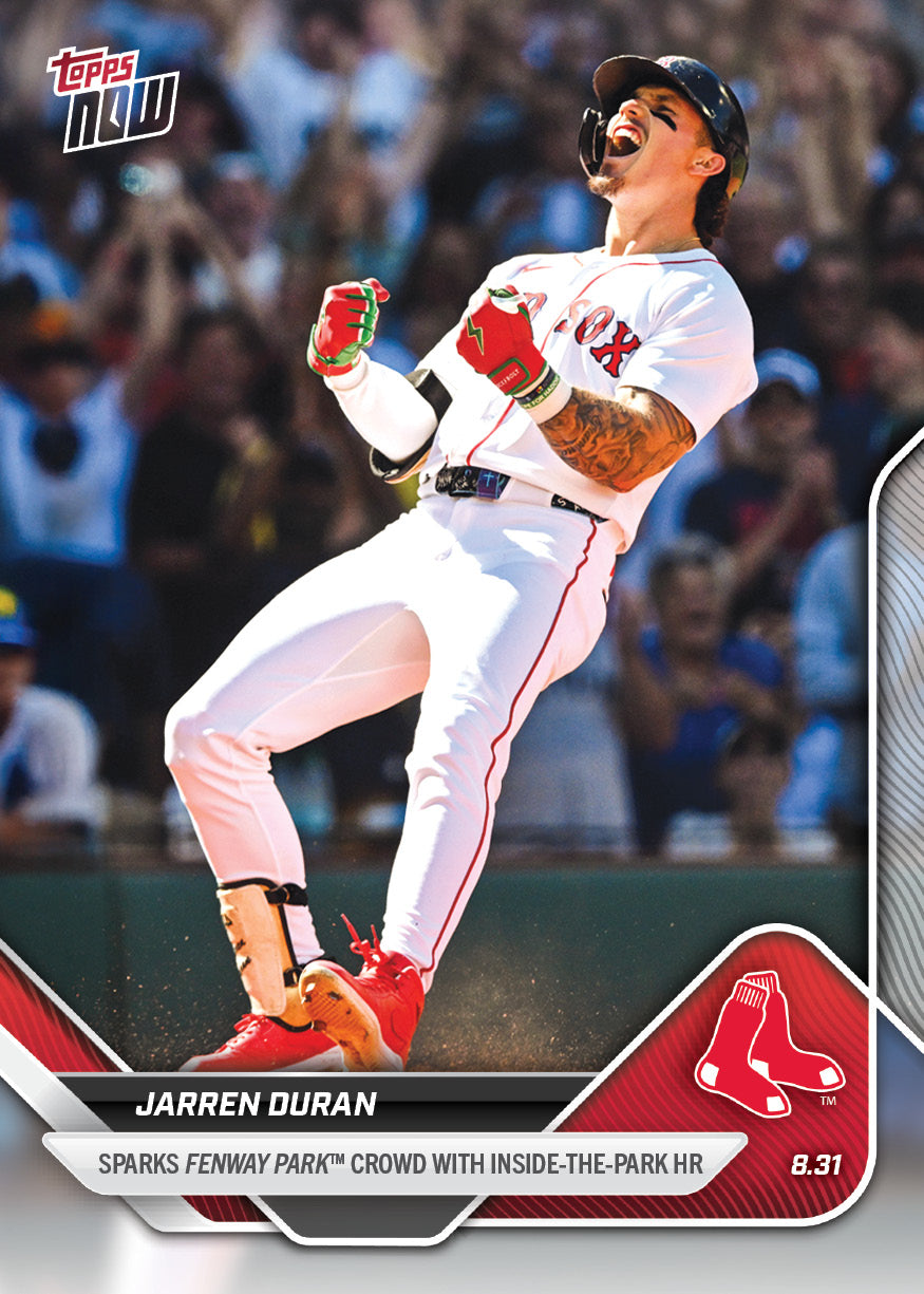 Jarren Duran - 2025 MLB Topps NOW - Card 636 - PR: 1167