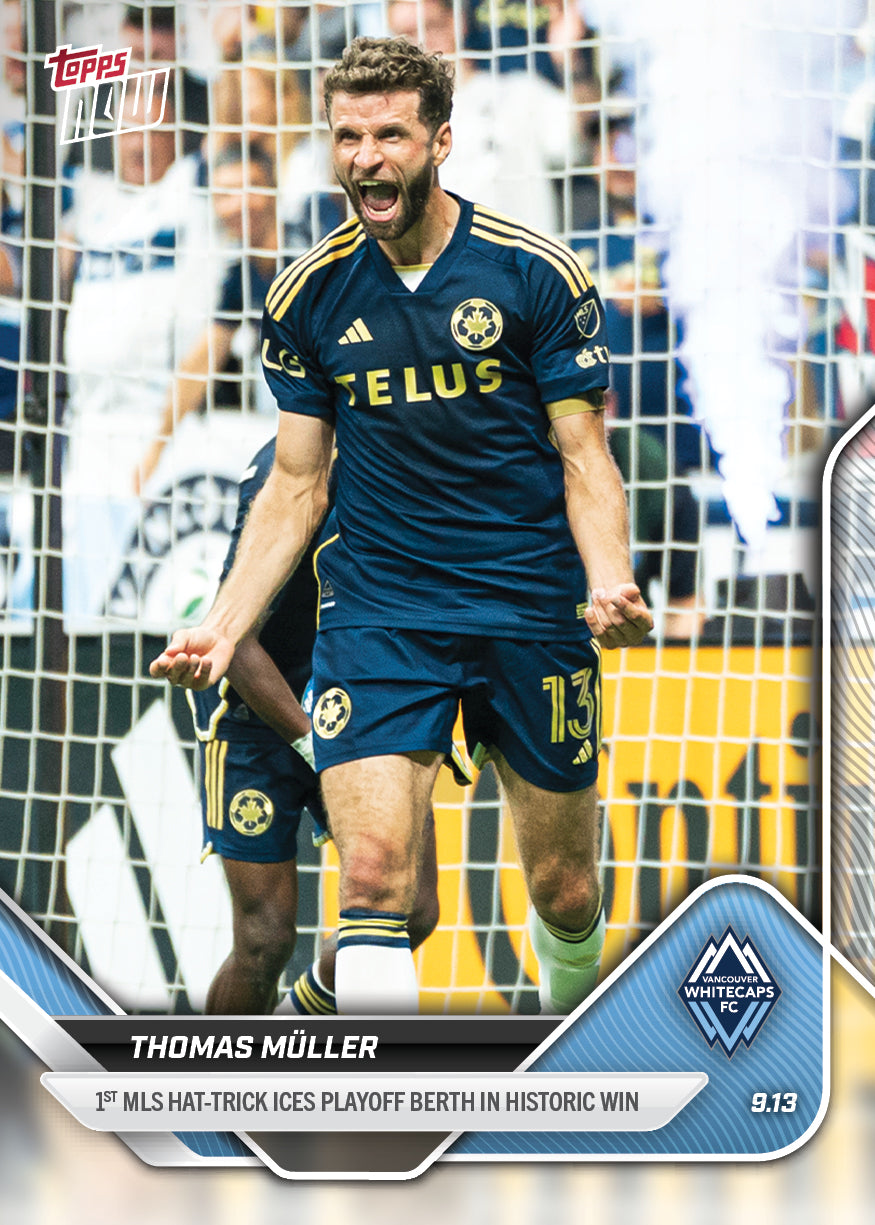 Thomas Müller - 2025 MLS Topps NOW - Card 93 - LOOK FOR AUTOS - PR: 958