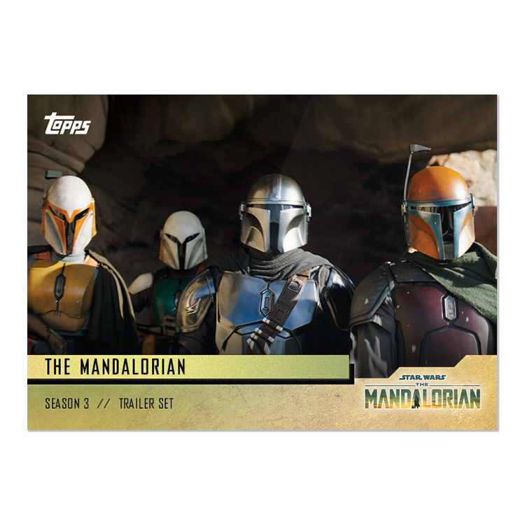 2023 Topps Star Wars Mandalorian Season 3 Trailer Set - 5 card set - PR: 1044 - Image 5