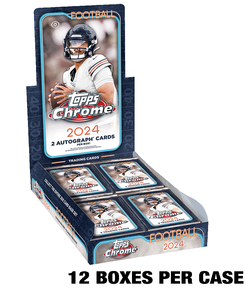 2024 Topps Chrome Football - Hobby Box - Sealed Case
