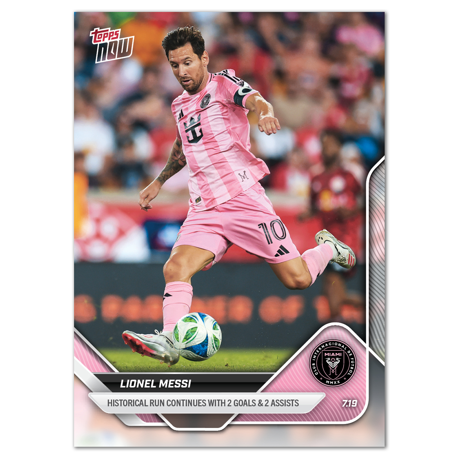 Lionel Messi - 2025 MLS Topps NOW - Card 67 - PR: 2209