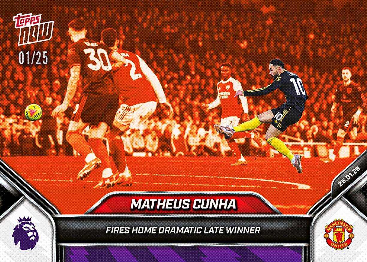 Matheus Cunha - 2025-26 Premier League Topps NOW - Card 119 - PR: 1543 - Image 6