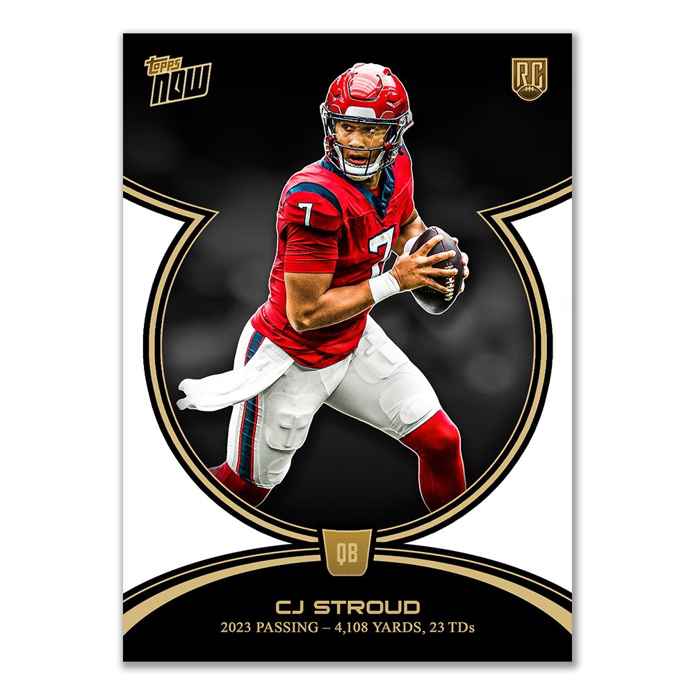 CJ Stroud Rookie Campaign Autograph Box Set - Topps NOW Football - Image 8