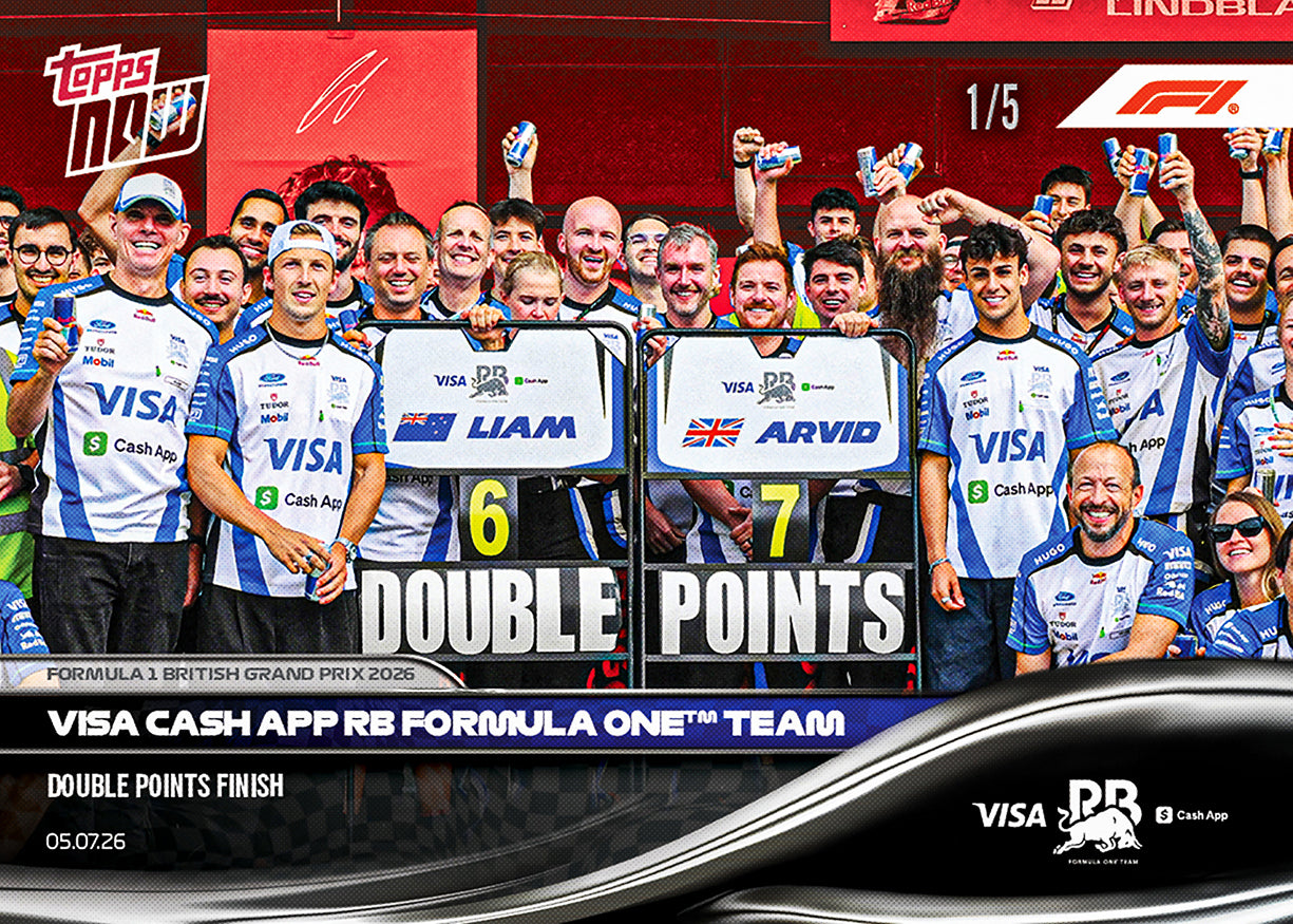 VISA Cash App RB Formula One™ Team - 2026 Formula 1 Topps NOW - Card 46 - PR: 1357 - Image 3