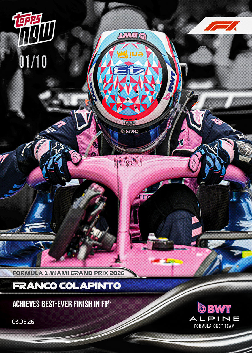 Franco Colapinto - 2026 Formula 1 Topps NOW - Card 27 - PR: 1675 - Image 4