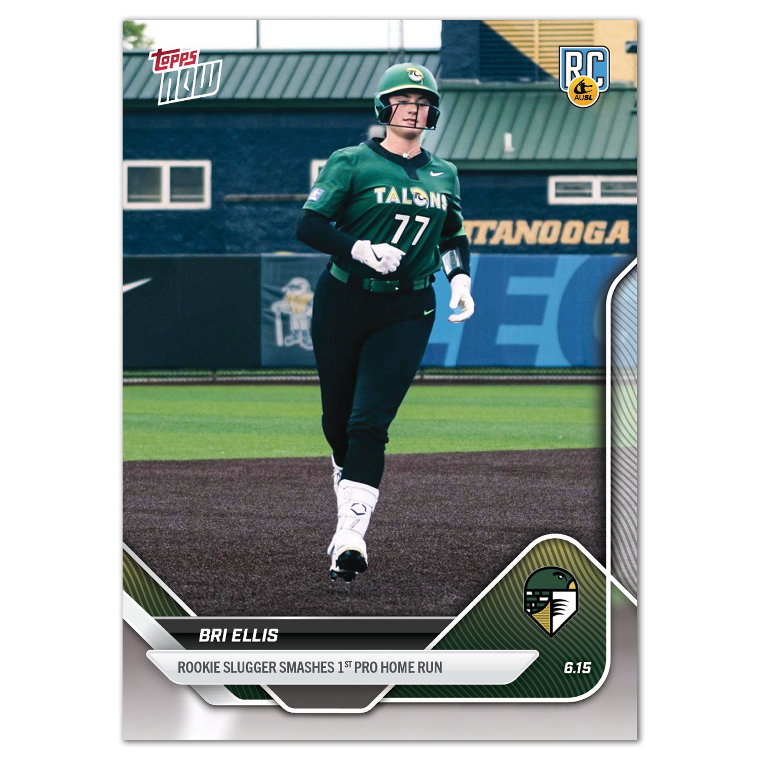 Bri Ellis - 2025 AUSL Topps NOW - Card 7 - LOOK FOR AUTOS - PR: 1183