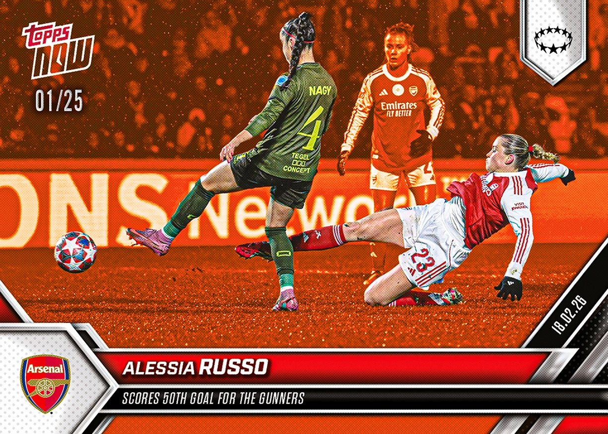 Alessia Russo - 2025-26 UWCL Topps NOW - Card 20 - PR: 440 - Image 5
