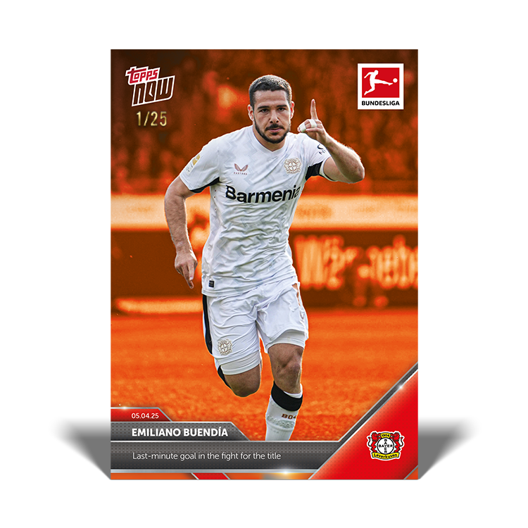 Emiliano Buendia - 2024-25 Bundesliga Topps NOW Card 155 - PR: 67 - Image 6