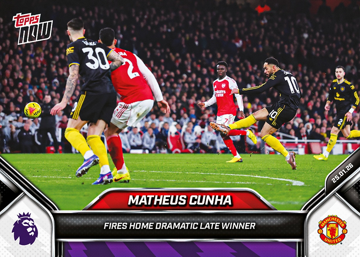 Matheus Cunha - 2025-26 Premier League Topps NOW - Card 119 - PR: 1543