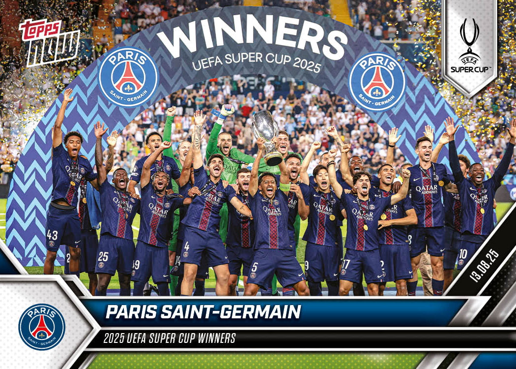 Paris Saint-Germain - 2025-26 UCL Topps NOW Card 1 - PR: 773