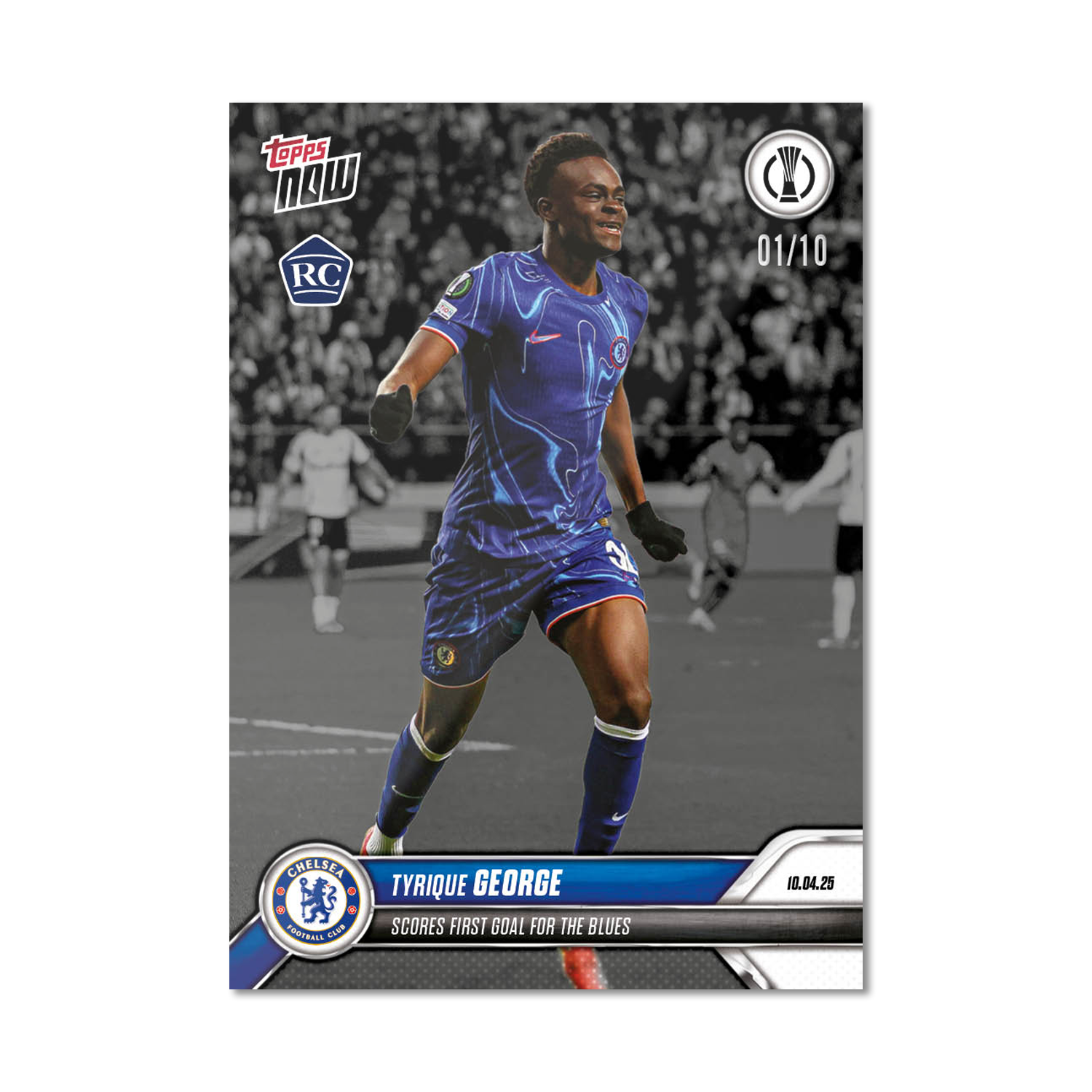 Tyrique George - 2024-25 UECL Topps NOW - Card 8 - PR: 611 - Image 4