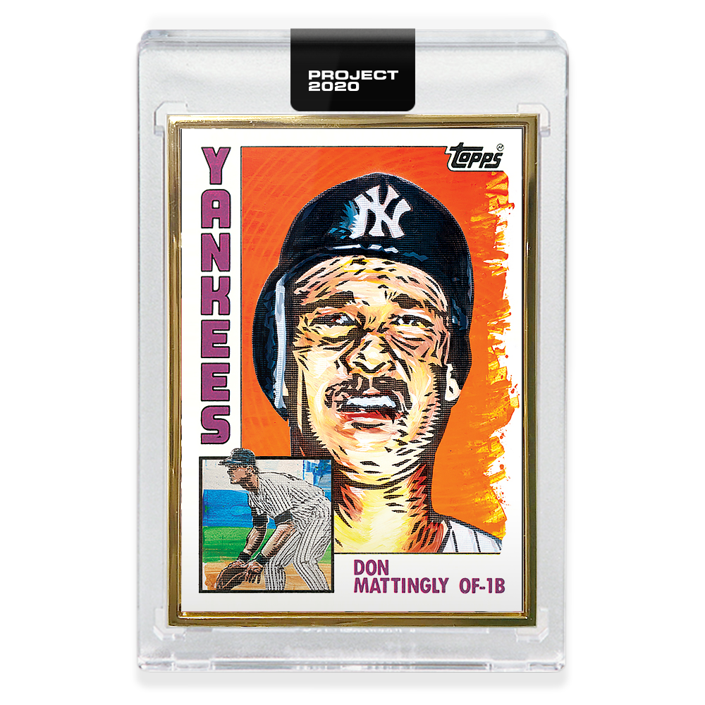 Alternative view of Topps PROJECT 2020 Card 33 - 1984 Don Mattingly by Blake Jamieson - Print Run: 2409