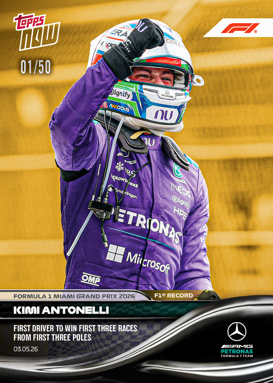 Kimi Antonelli - 2026 Formula 1 Topps NOW - Card 25 - PR: 15669 - Image 6