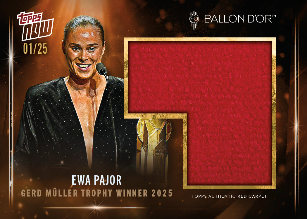 Ewa Pajor - 2025 Ballon d'Or Topps NOW - Card 4 - LOOK FOR AUTO & RELICS - PR: 538 - Image 6