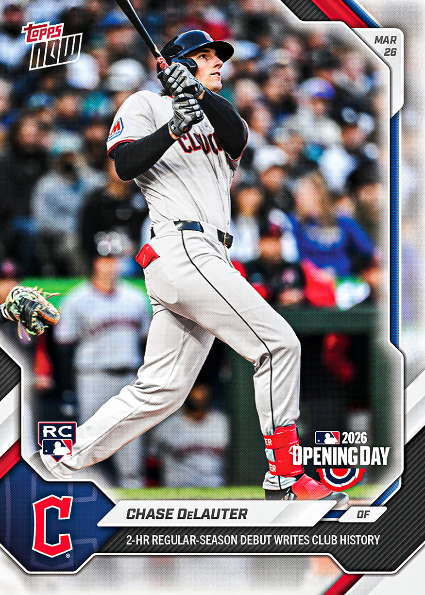 Chase DeLauter - 2026 MLB Topps NOW - Card 12 - PR: 5080