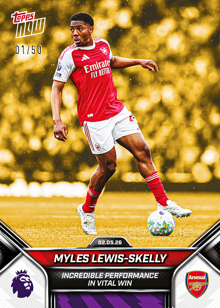 Myles Lewis-Skelly - 2025-26 Premier League Topps NOW - Card 185 - PR: 863 - Image 6