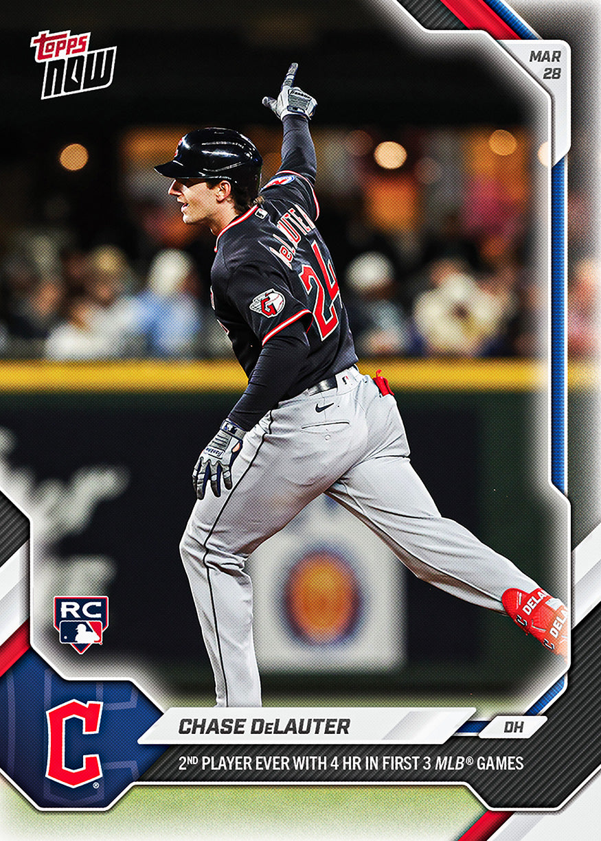 Chase DeLauter - 2026 MLB Topps NOW - Card 21 - PR: 3662