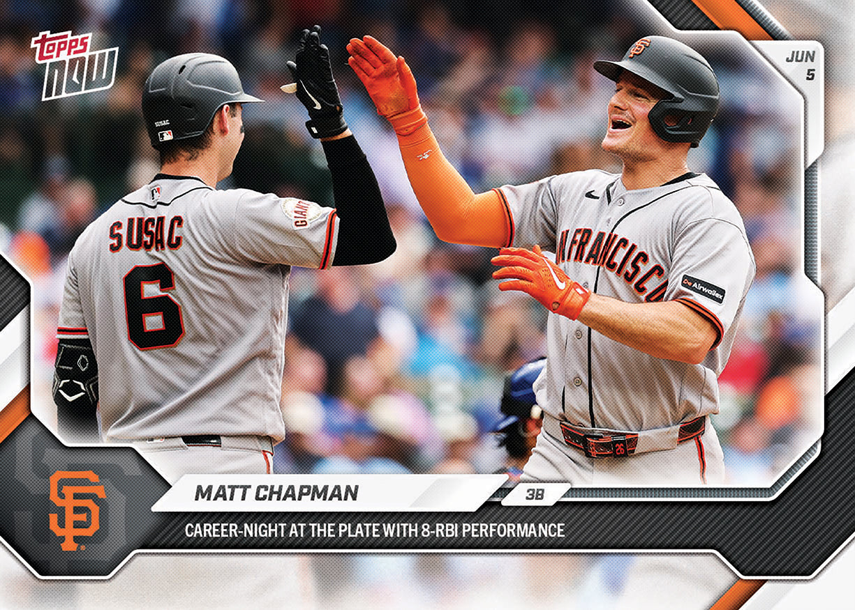 Matt Chapman - 2026 MLB Topps NOW - Card 289 - PR: 473
