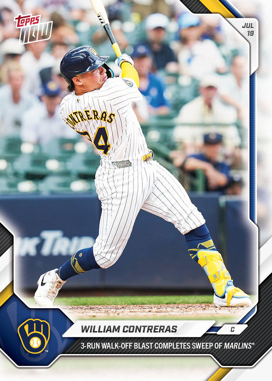 William Contreras - 2026 MLB Topps NOW - Card 468 - PR: 846