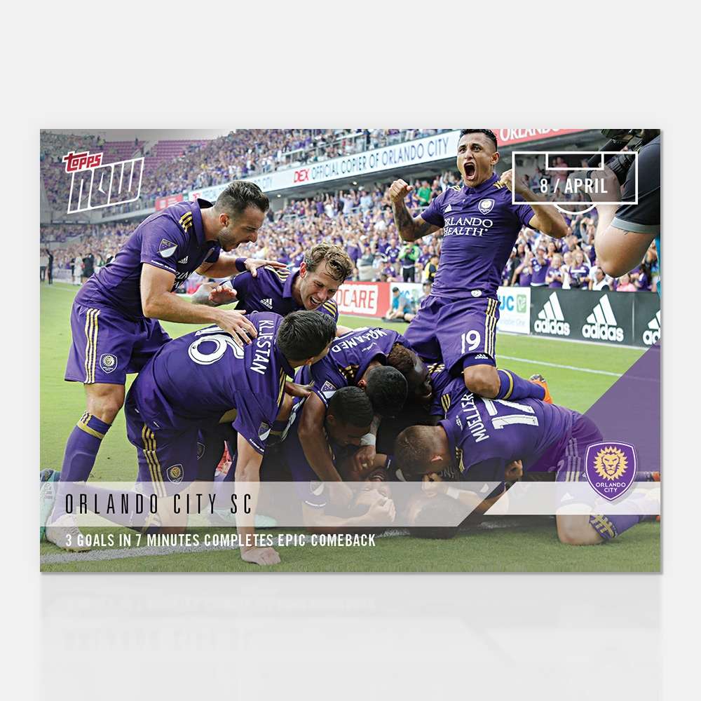 Orlando City SC MLS TOPPS NOW Card 18 - Print Run: 34