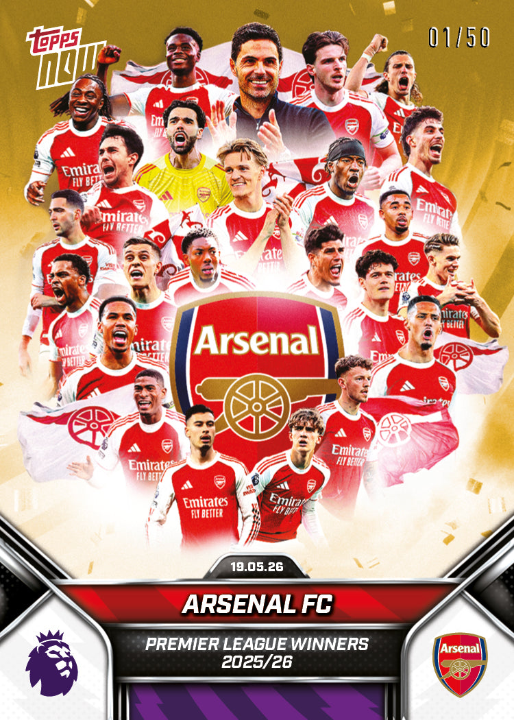 Arsenal FC - 2025-26 Premier League Topps NOW - Card 199 - PR: 34688 - Image 6