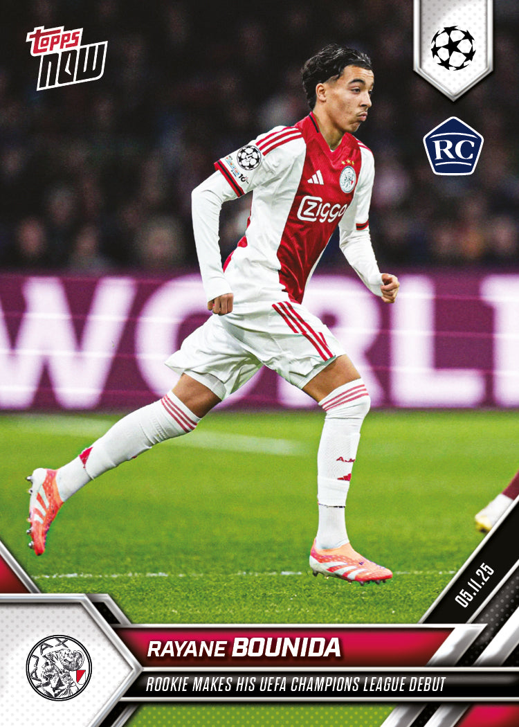 Rayane Bounida - 2025-26 UCL Topps NOW - Card 50 - PR: 481