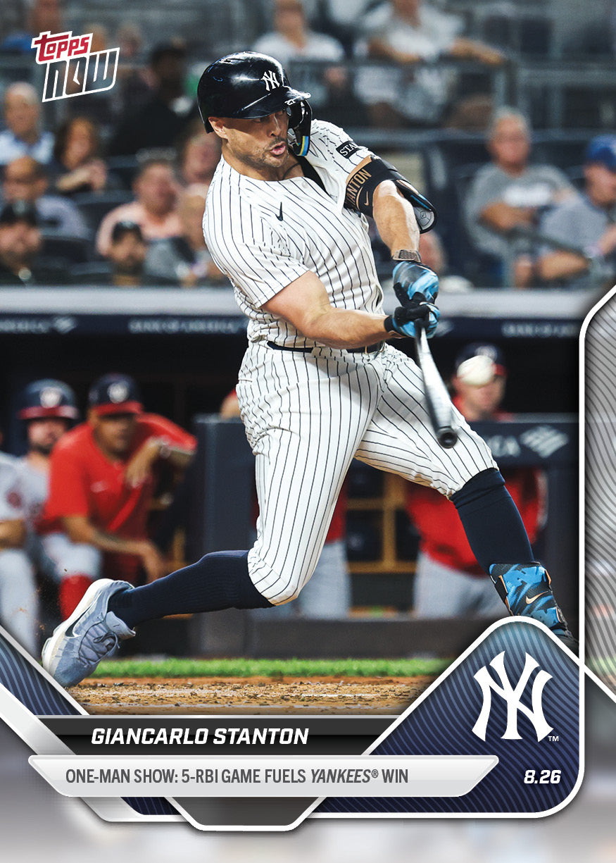 Giancarlo Stanton - 2025 MLB Topps NOW - Card 613 - PR: 611