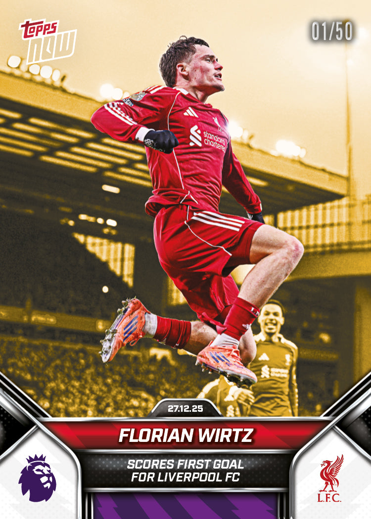 Florian Wirtz - 2025-26 Premier League Topps NOW - Card 89 - PR: 2347 - Image 6