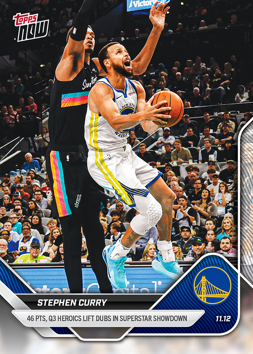 Stephen Curry - 2025-26 NBA Topps NOW - Card 50 - PR: 2789