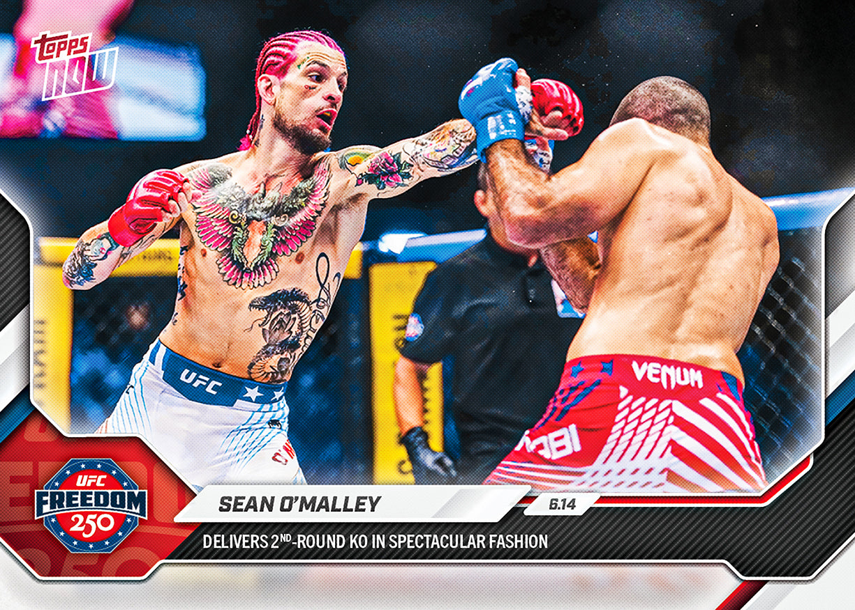 Sean O'Malley - 2026 UFC Topps NOW - Card 20 - PR: 9199