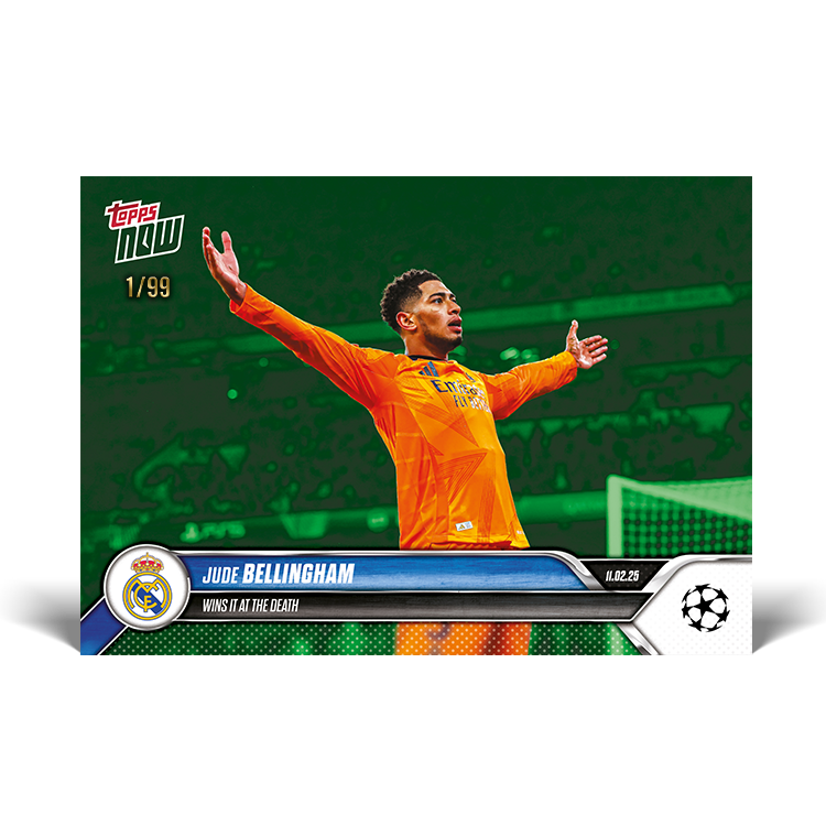 Jude Bellingham - Wins it at the death - 24/25 UCL Topps NOW Card 95 - PR: 1506 - Image 5