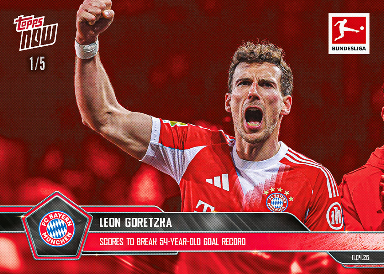 Leon Goretzka - 2025-26 Bundesliga Topps NOW - Card 167 - PR: 491 - Image 3