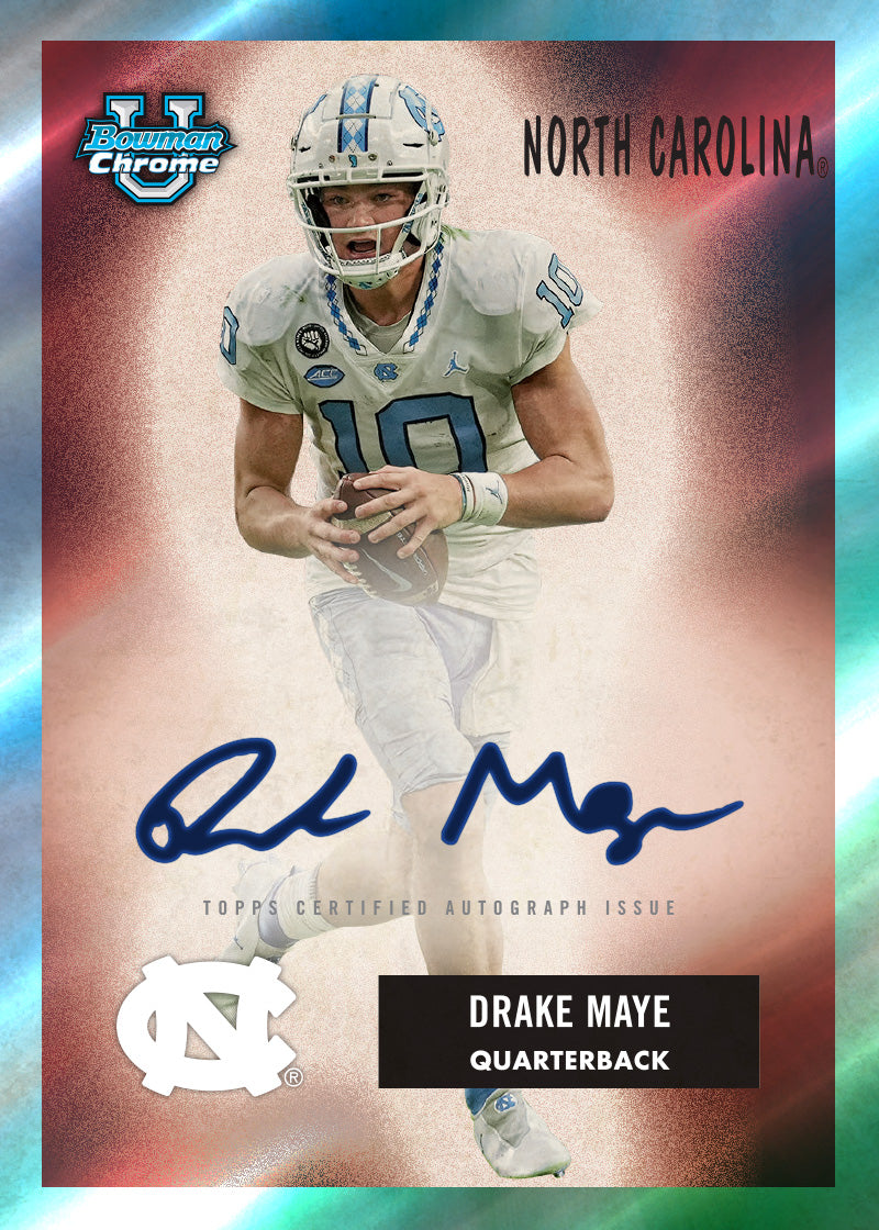 2023 Bowman University Chrome Football - Hobby Box - Sealed Case - Image 10