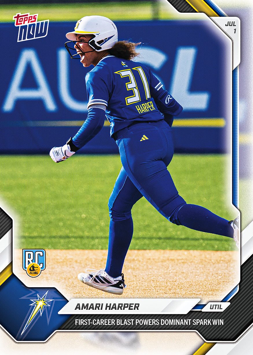 Amari Harper - 2026 AUSL Topps NOW - Card 27 - PR: 515