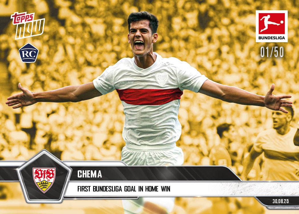 Chema Andrés - 2025-26 Bundesliga Topps NOW - Card 12 - PR: 535 - Image 6