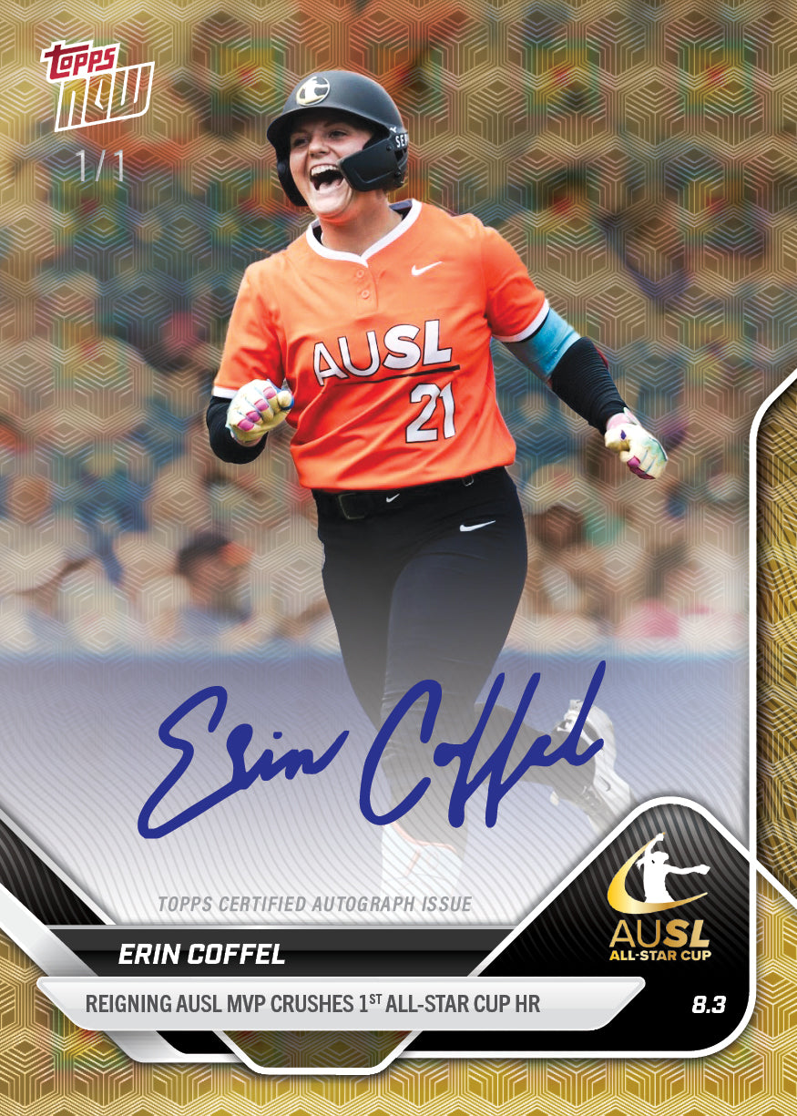 Erin Coffel - 2025 AUSL Topps NOW - Card 33 - LOOK FOR AUTOS - PR: 1124 - Image 2