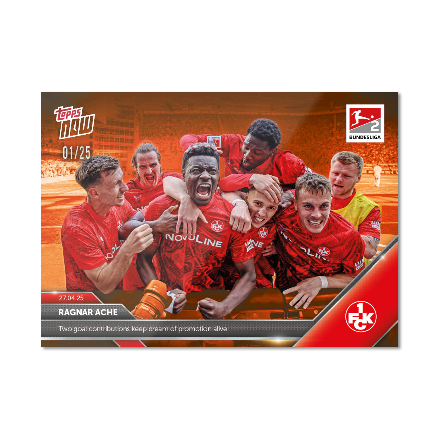 Ragnar Ache - 2024-25 Bundesliga Topps NOW Card 173 - PR: 141 - Image 6