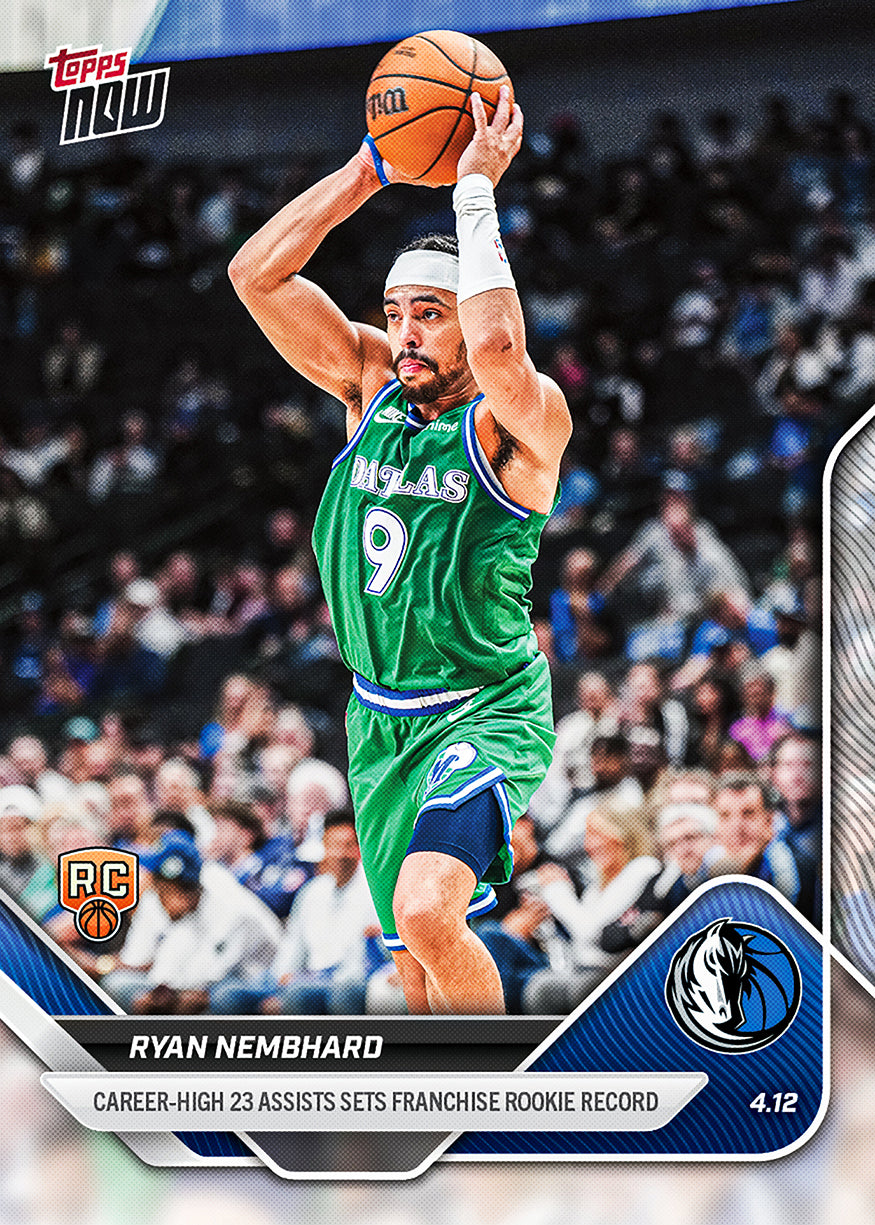 Ryan Nembhard - 2025-26 NBA Topps NOW - Card 254 - PR: 680