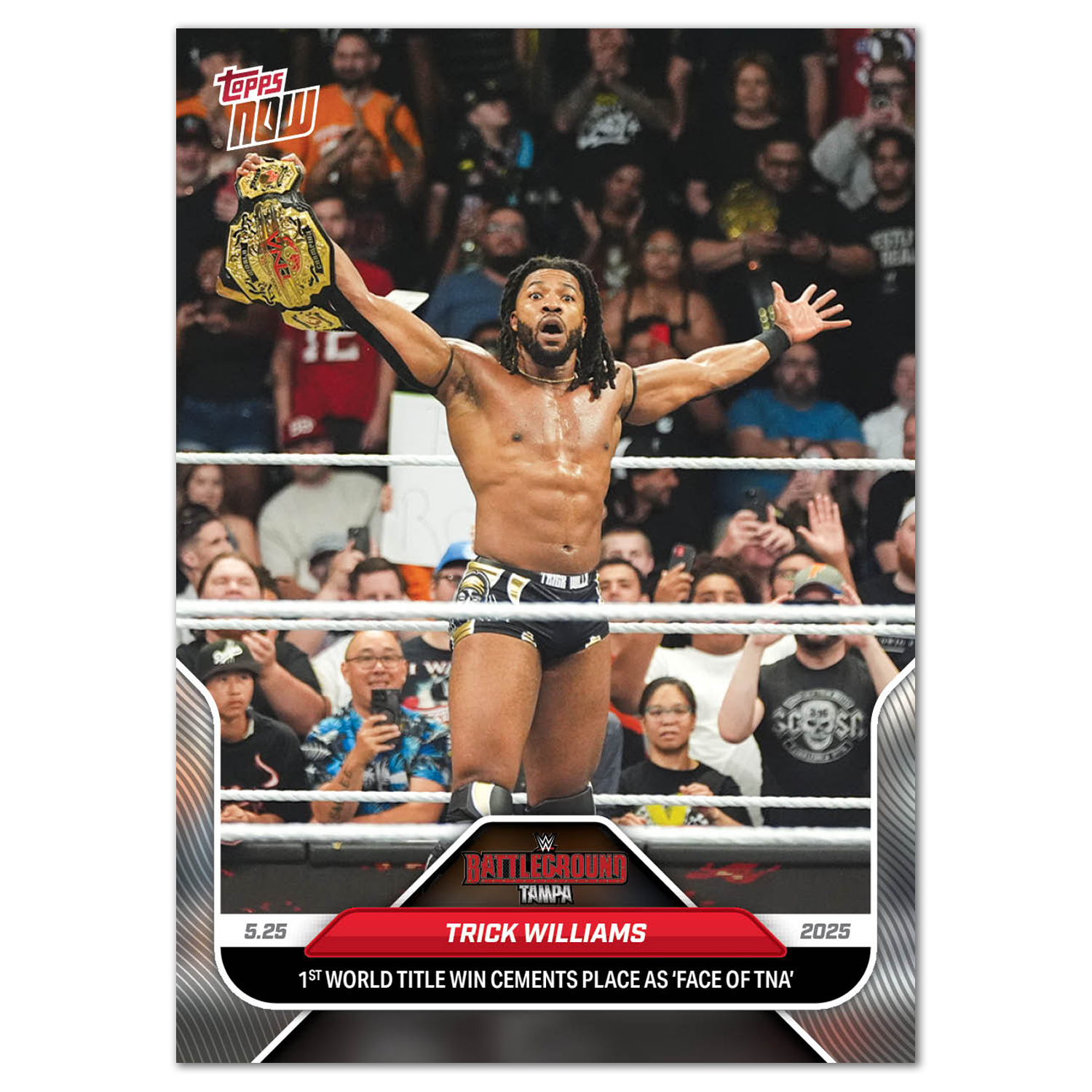 Trick Williams - 2025 WWE Topps NOW - Card 56 - LOOK FOR AUTOS - PR: 1160