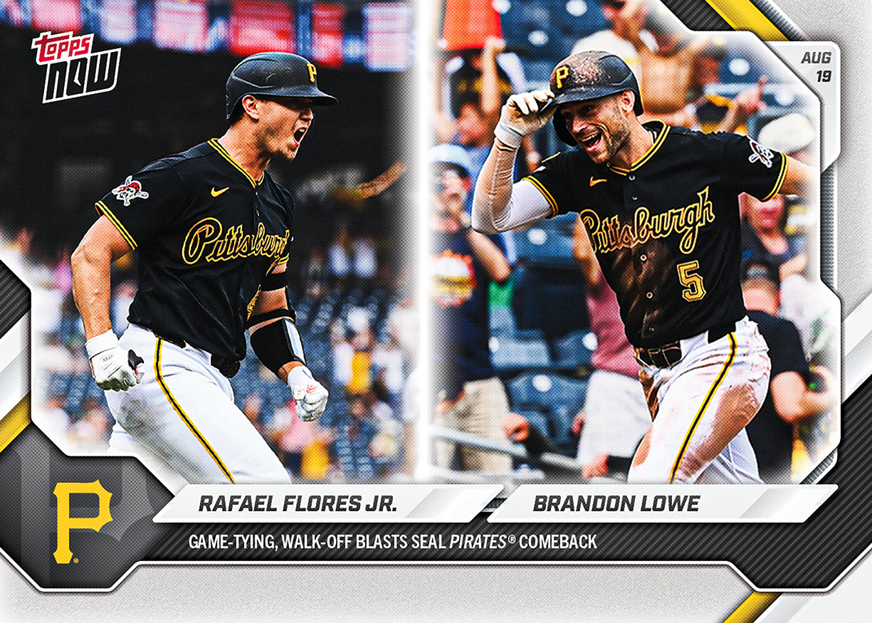 Rafael Flores Jr. / Brandon Lowe - 2026 MLB Topps NOW - Card 572 - PR: 752