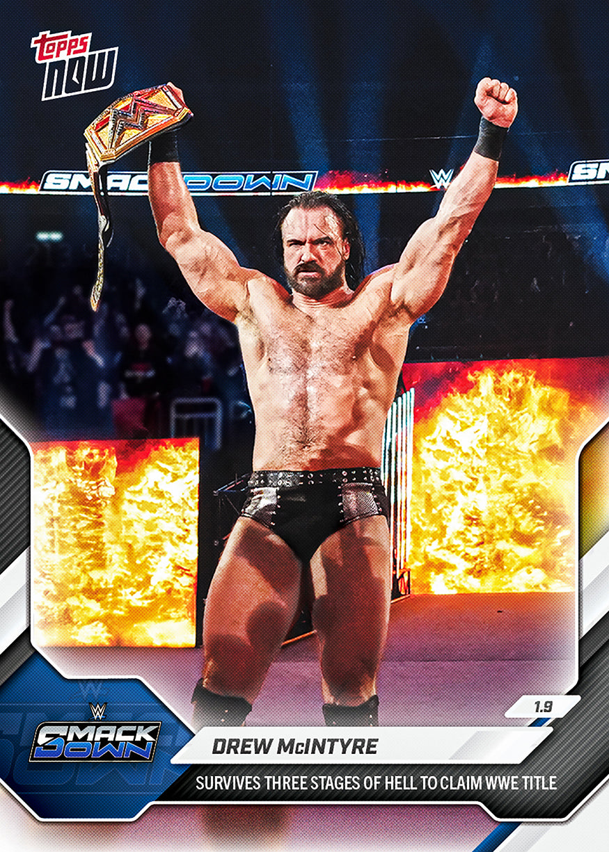 Drew McIntyre - 2026 WWE Topps NOW - Card 8 - PR: 1532