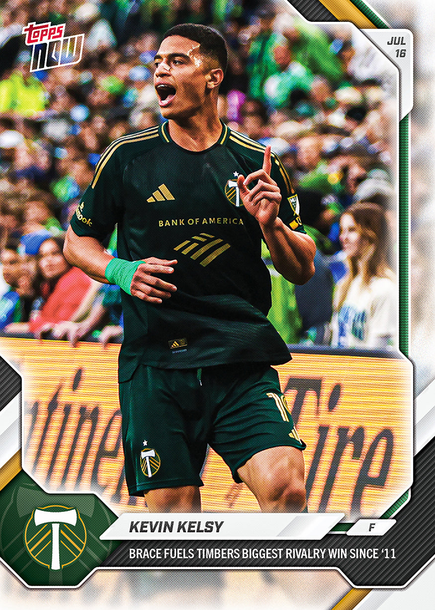 Kevin Kelsy - 2026 MLS Topps NOW - Card 53 - PR: 278