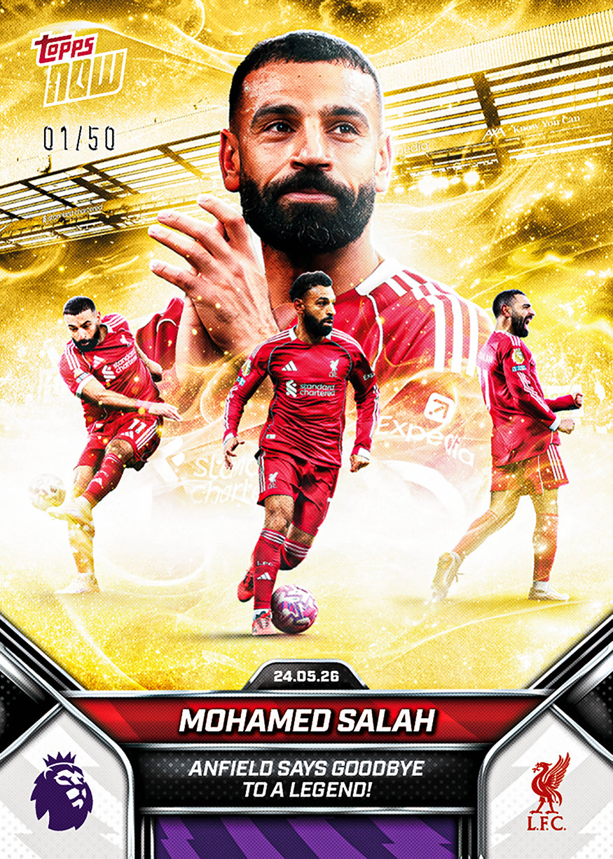 Mohamed Salah - 2025-26 Premier League Topps NOW - Card 203 - PR: 11686 - Image 7