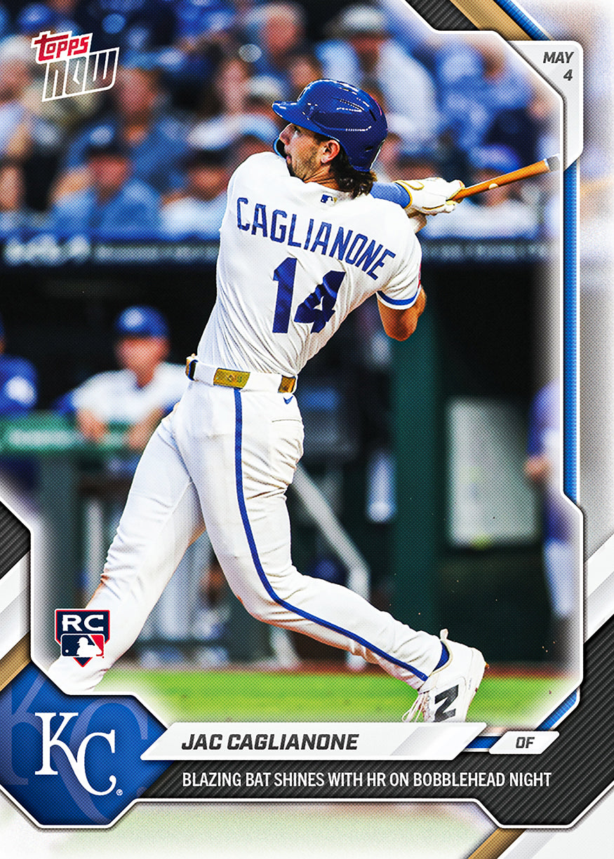 Jac Caglianone - 2026 MLB Topps NOW - Card 161 - PR: 3271