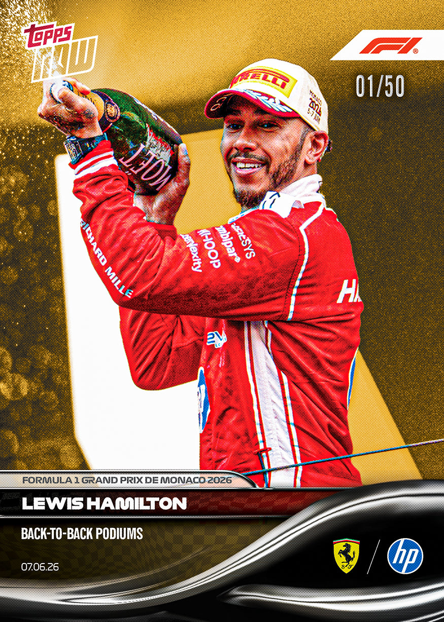 Lewis Hamilton - 2026 Formula 1 Topps NOW - Card 34 - PR: 9408 - Image 6