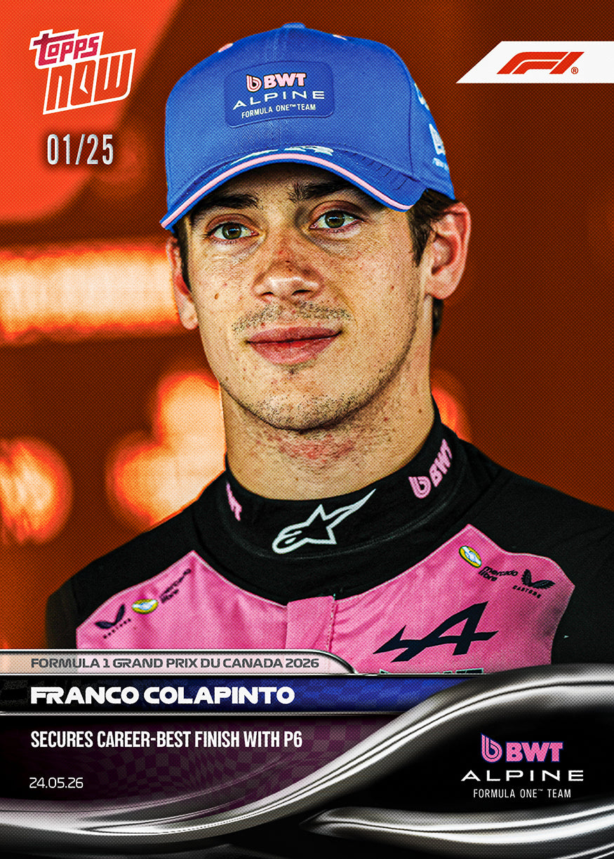 Franco Colapinto - 2026 Formula 1 Topps NOW - Card 31 - PR: 1187 - Image 5