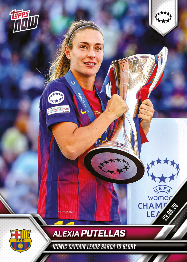 Alexia Putellas - 2025-26 UWCL Topps NOW - Card 31 - PR: 2694